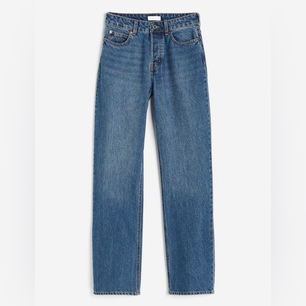 Never worn - 5 pocket 90s style straight leg jeans